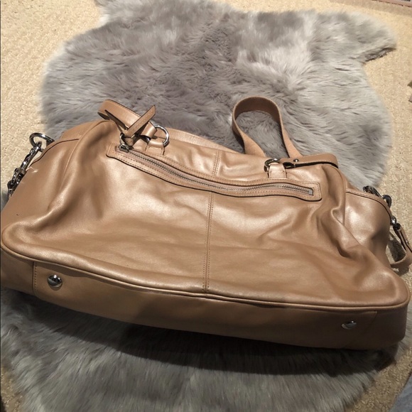 Coach Leather Diaper / Duffle Bag - Picture 3 of 7